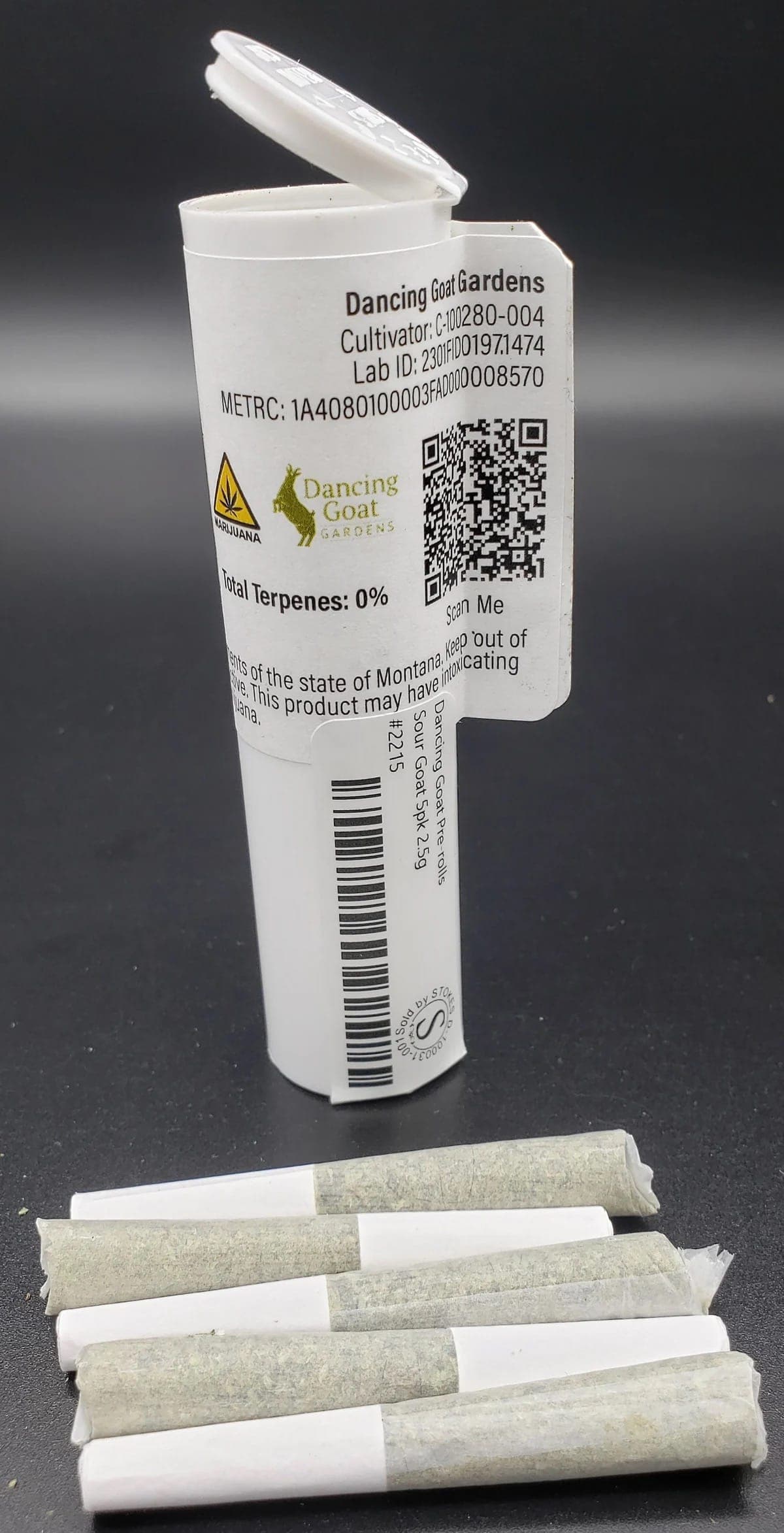 A package of cannabis gummies with the International Intoxicating Cannabis Product Symbol on it